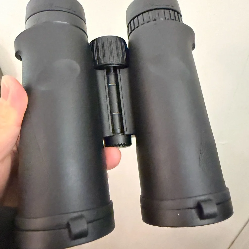 Black Binoculars with Center Focus - Binoculars 12X42, 12x Magnification